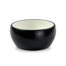 Керамічна миска для собак Wolters Diner Color, чорно-біла, харчова глазур