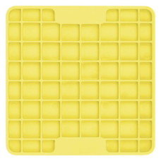 Лизальний килимок для собак LickiMat Mini Tuff Playdate, жовтий, тверда основа