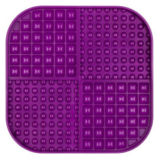 Лизальний килимок для собак LickiMat Slomo XL, фіолетовий, антистрес