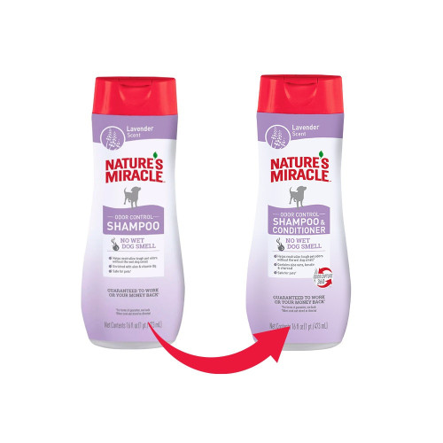Шампунь-кондиционер 8in1 Nature's Miracle для собак с ароматом лаванды