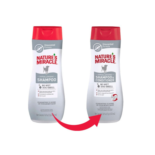 Шампунь-кондиционер 8in1 Nature's Miracle для собак гипоаллергенный