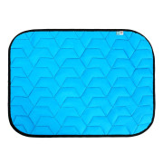 Подстилка для собак AiryVest двусторонняя голубо-черная - фото 2