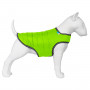 Легкая куртка-накидка для собак AiryVest салатового цвета на липучке