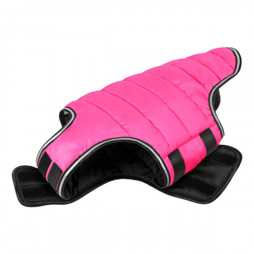 Легкая куртка-накидка для собак AiryVest розового цвета на липучке