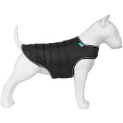 Легка куртка-накидка для собак AiryVest чорного кольору на липучці - фото 5