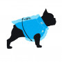 Двухсторонняя куртка для собак AiryVest UNI голубо-чёрного цвета