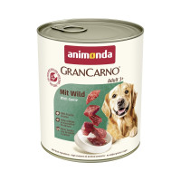 Корм вологий Animonda GranCarno Adult with Game для дорослих собак з дичиною консервований 800 г