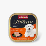 Вологий корм Animonda Vom Feinsten Adult з птицею та телятиною для собак 150 г - фото 1