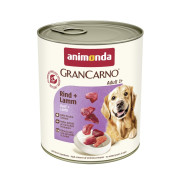 Вологий корм Animonda GranCarno Adult з яловичиною та ягнятиною для собак 400 г - фото 2