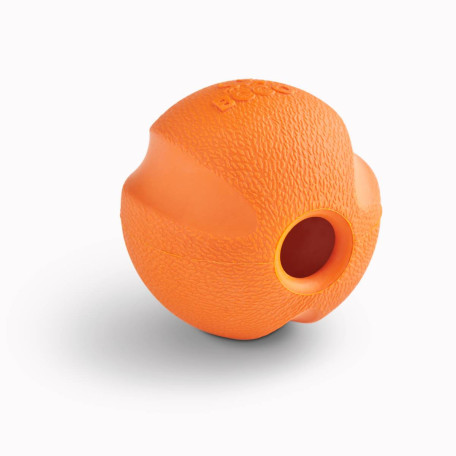 Мячик с отверстием для лакомств Fetch Ball оранжевый для собак Beco Pets