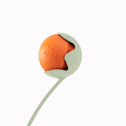 Мячик с отверстием для лакомств Fetch Ball оранжевый для собак Beco Pets - фото 7