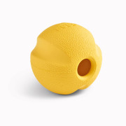 Мячик с отверстием для лакомств Fetch Ball желтый для собак Beco Pets - фото 5