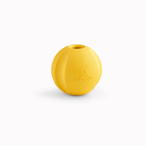 М'ячик з отвором для ласощів Fetch Ball жовтий для собак Beco Pets