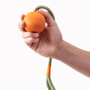 Игрушка мячик на веревке Slinger Ball оранжевый для собак Beco Pets - фото 4