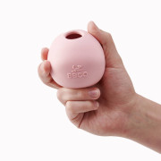 Іграшка м'ячик з отвором для ласощів Wobble Ball рожевий для собак Beco Pets - фото 4