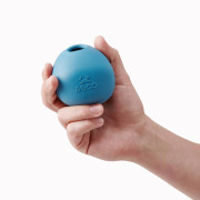 Іграшка м'ячик Wobble Ball з отвором для ласощів блакитний для собак Beco Pets - фото 5