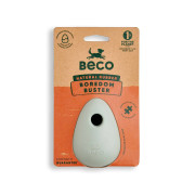 Игрушка с отверстием для лакомств Boredom Buster зеленая для собак Beco Pets - фото 3