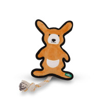 М'яка іграшка з канатиком Кенгуру для собак Beco Pets