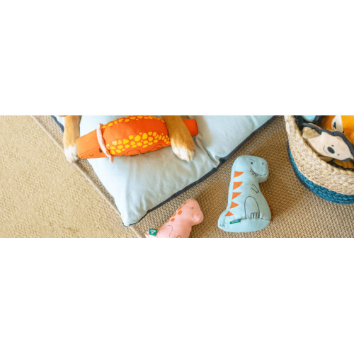 М'яка іграшка Малюк Динозавр Рожевий для собак Beco Pets