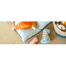 М'яка іграшка Малюк Плезіозавр Блакитний для собак Beco Pets