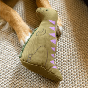 Мягкая игрушка Игуанодон зеленая для собак Beco Pets - фото 1