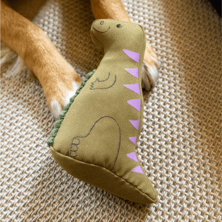 Мягкая игрушка Игуанодон зеленая для собак Beco Pets
