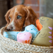 Мягкая игрушка Т-Рекс голубая для собак Beco Pets - фото 2