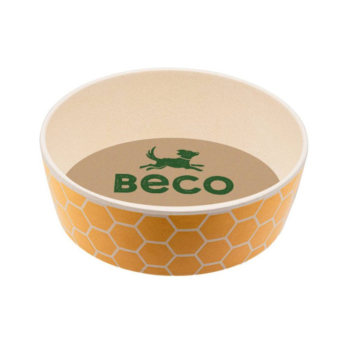 Бамбукова миска для собак Beco Pets, жовта - фото 3