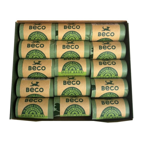 Одноразовые пакетики для уборки за собаками Beco Pets без запаха - фото 5
