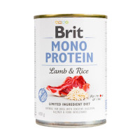 Корм влажный Brit Mono Protein Lamb and Rice для собак з ягнятиною та рисом 400 г