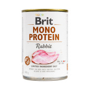 Корм вологий Brit Mono Protein Rabbit для собак з кроликом 400 г - фото 1