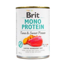 Корм влажный Brit Mono Protein Tuna and Sweet Potato для собак с тунцом та бататом 400 г