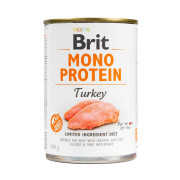 Корм вологий Brit Mono Protein Turkey для собак з індичкою 400 г - фото 1