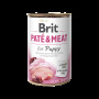 Корм вологий Brit Care Pate and Meat для цуценят з куркою та індичкою 400 г