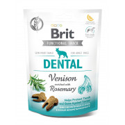 Ласощі Brit Care Functional Snack Dental для собак для захисту зубів та ясен з олениною та розмарином 150 г - фото 1