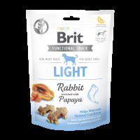 Лакомства Brit Care Functional Snack Light для собак для контролю ваги с кроликом та папаєю 150 г