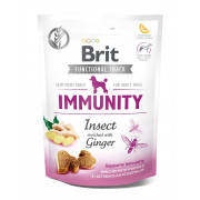 Лакомства Brit Care Functional Snack Immunity для собак для підтримки імунітету з комахами та імбиром 150 г - фото 1