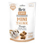 Ласощі Brit Care Mini Treats Think для собак малих порід для розумових здібностей індичка смак арахісове масло 50 г