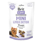 Ласощі Brit Care Mini Treats Liver Detox для собак малих порід детокс печінки індичка смак чорниця 50 г - фото 1