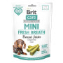 Лакомства Brit Care Mini Treats Fresh Breath для собак мелких пород для зубів і свіжості подиху 7 шт/120 г