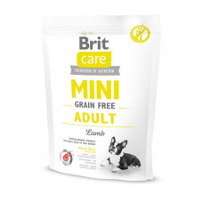 Корм сухий Brit Care Grain Free Mini Adult Lamb для дорослих собах мініатюрних порід з ягням