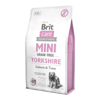 Корм сухой Brit Care Grain Free Mini Yorkshire для йоркширських тер’єрів с лососем та тунцем 400 г