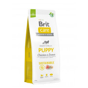 Корм сухий Brit Care Dog Sustainable Puppy для цуценят з куркою та комахами - фото 3