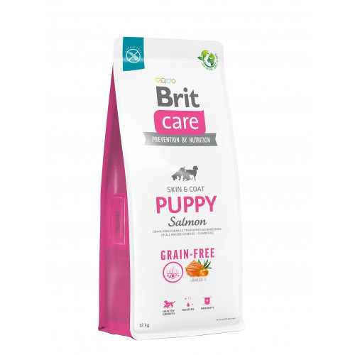 Корм сухий Brit Care Dog Grain-free Puppy для цуценят беззерновий з лососем