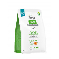 Корм сухой Brit Care Dog Grain-free Adult Large Breed для взрослых собак крупных пород беззерновой с лососем