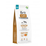 Корм сухий Brit Care Dog Grain-free Senior and Light для собак похилого віку беззерновий з лососем - фото 3
