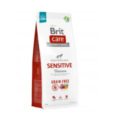 Корм сухой Brit Care Dog Grain-free Sensitive для собак з чутливим травленням беззерновой с олениной 12 кг