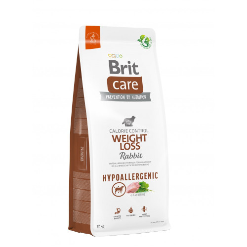 Корм сухий Brit Care Dog Hypoallergenic Weight Loss для собак із зайвою вагою гіпоалергенний з кроликом