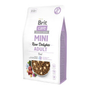 Корм сухой Brit Care Mini Raw Delights Beef д/собак мелких пород яловичина 2 кг - фото 1