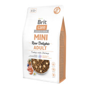 Корм сухий Brit Care Mini Raw Delights Turkey with Shrimp д/собак малих порід індичка з креветкою 2 кг - фото 1